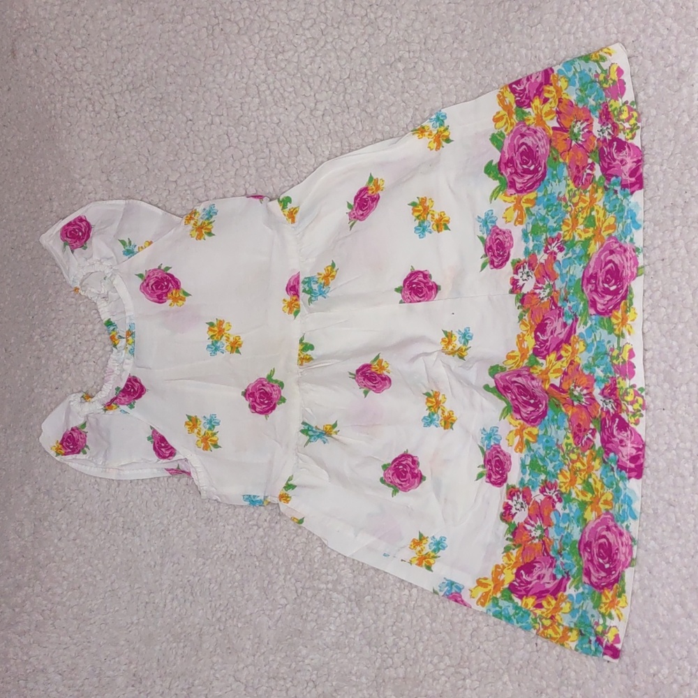 Healthtex Girl Dress Floral Size 4T 100% Cotton